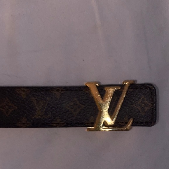 Louis Vuitton Black and Brown Monogram Belt - Picture 4 of 8